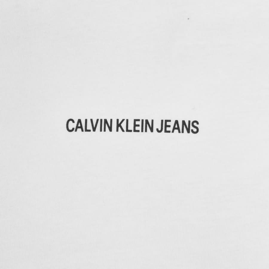 Alternative Image for ProductCalvin Klein Jeans Institutional T Shirt White3